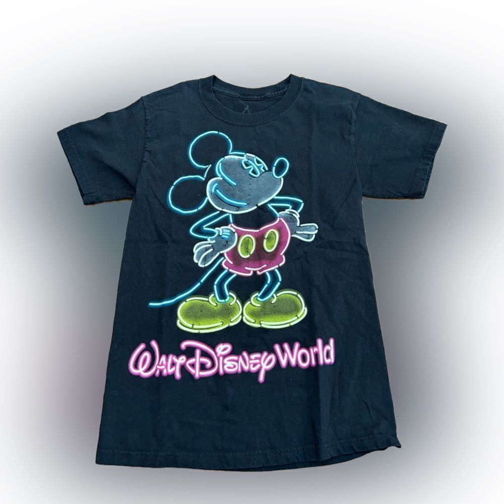 Disney Parks Neon Mickey Tshirt